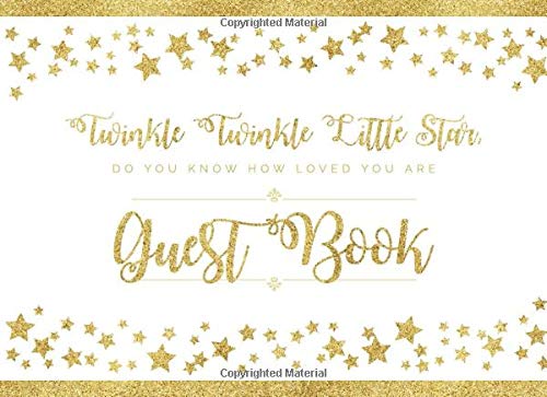 twinkle twinkle little star guest book
