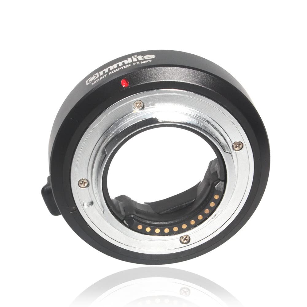 Commlite CM-FT-MFT Electronic AF Lens Mount Adaptor with Auto-Exposure & Auto-Focus for 4/3 Lens to M4/3 Camera/Olympus PEN E-P1 & for Panasonic Lumix DMC-G1/ DMC-GH1/DMC-GF1