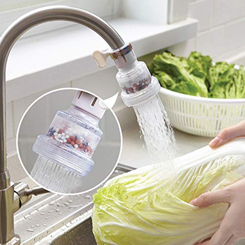 Jeeke Mini Kitchen Faucet Tap Water Purifier Home Accessories Filter with Filtration, Evenly Discharge Water,for Home & Office & Kitchen Uses - Thumbnail 3