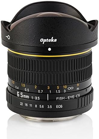 Theera - 6.5mm Fisheye Lens f Canon EOS 7D 6D 5D 80D 70D 60D T6i T6s T6 T5i T5 T3i YRS 1437