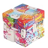 Infinity Cube Pressure Reduction Toy - Infinity Turn Spin Cube Edc Fidgeting - Killing Time Toys Infinite Cube For ADD, ADHD, Anxiety, and Autism Adult and Children
