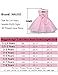 NNJXD Girl Sleeveless Lace 3D Flower Tutu Holiday Princess Dresses Size 6-7 Years Pink
