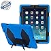 IPad Case - TRAVELLOR Anti-Scratch Slim Light weight Smart Stand Cover Protector with Auto Wake/Sleep for iPad 4th Generation, iPad 3 Cases and Covers & iPad 2 Cover Support (Dark Blue/Black)