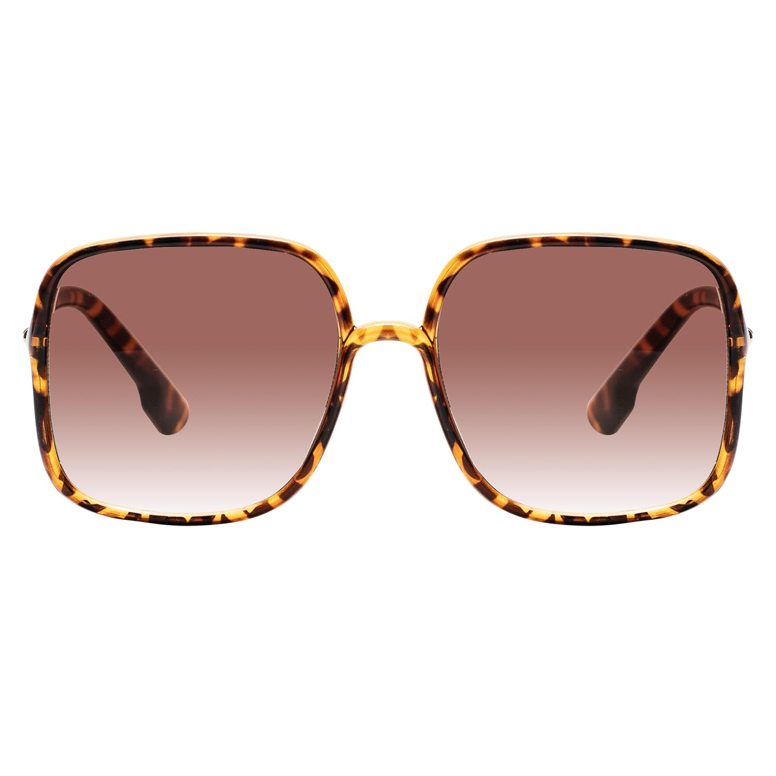 KAEOISFU Oversized Square Frame Reading Sunglasses Women | UV400 Protection| Durable Trendy Sun Readers with Comfort Fit Nose Pads