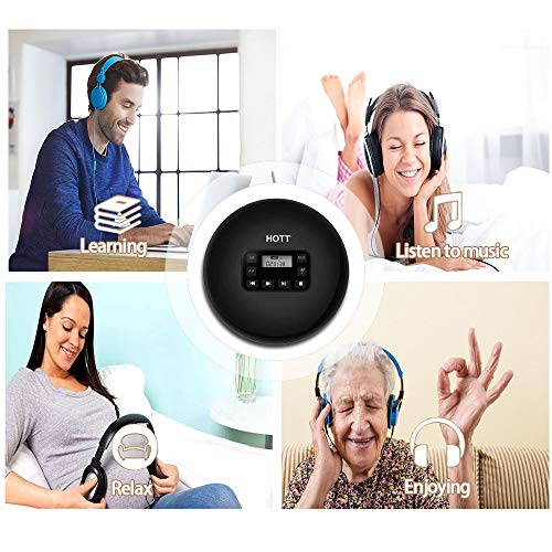 2 Portable+Personal+Headphones+Anti+Skip+Anti+Shock