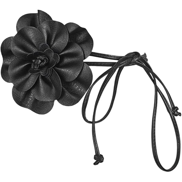 Womens\' Large Flower Knot Waist Chain Rope Belt Casual Leather For Dress new Women-Flower-Waist-Belt-Boho-  main image 3