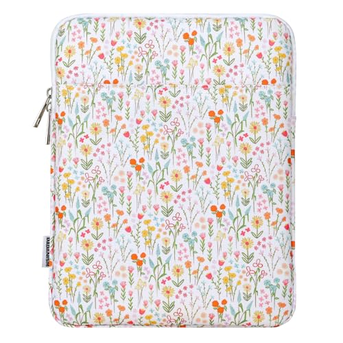 Dadanism 9-11 inch Tablet Sleeve Bag White Floral
