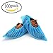 COM4SPORT 100 Pack(50 Pairs) Premium Disposable Boot & Shoe Covers, Non-woven Fabrics, Non-Slip and Protective Covers for Home, Workplace, Medical, Construction and Clean Rooms One Size Fits All