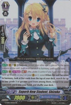 Superb New Student, Shizuku (G-CB01/010EN) - G Clan Booster 1: Academy of Divas