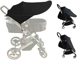 auvstar Baby Buggy Sun, Kinderwagen, Infant Kinderwagen Sonnensegel Baby Buggy schwarz Sun Shield, Sun Shield, Baby Buggy Autositz hat Ausgezeichneter UV-Schutz, sitable für Outdoor Reisen (Schwarz)