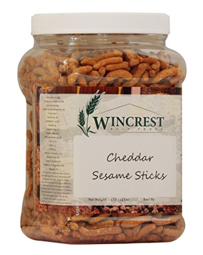 Cheddar Sesame Sticks - 1.5 Lb (24 Oz) Tub - Thumbnail 4
