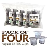 48 ct. Ethiopian Sidamo Guji Natural Coffee FRC Cups, Fresh Roasted Coffee LLC