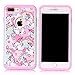 iPhone 7 Plus Case. Rainbow Unicorn Patchwork Pattern Shock-Absorption Hard PC and Inner Silicone Hybrid Dual Layer Armor Defender Protective Case Cover for Apple iPhone 7 Plus and iPhone 8 Plus