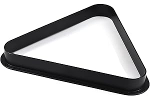 Billiard Pool Rack,HUIOP Plastic Billiard Pool Ball Triangle Rack Fits 2-1/4'' Billiard Balls