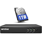ANNKE 8CH 3K Lite H.265+ Security Digital Video Recorder, 1TB Hard Drive | Hybrid 5-in-1 Surveillance DVR, Human &amp; Vehicle Detection, Supports 8CH Analog and 2 IP Cameras for 24/7 Home Business CCTV
