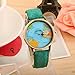 2016 World Map Watches Women Men Denim Fabric Watch Quartz Relojes Mujer Relogio Feminino Gift Green