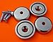 4Pc Neodymium Cup Magnets 90 lbs Pull 1.26