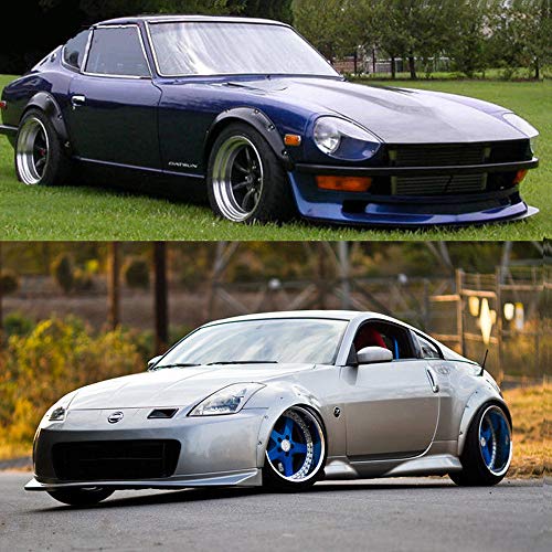 GTP 4X JDM Universal Fender Flares Wide Body Kit 2 inch (50mm) 3 inch (75mm) Over Wheel Arch Extension Set Front & Rear