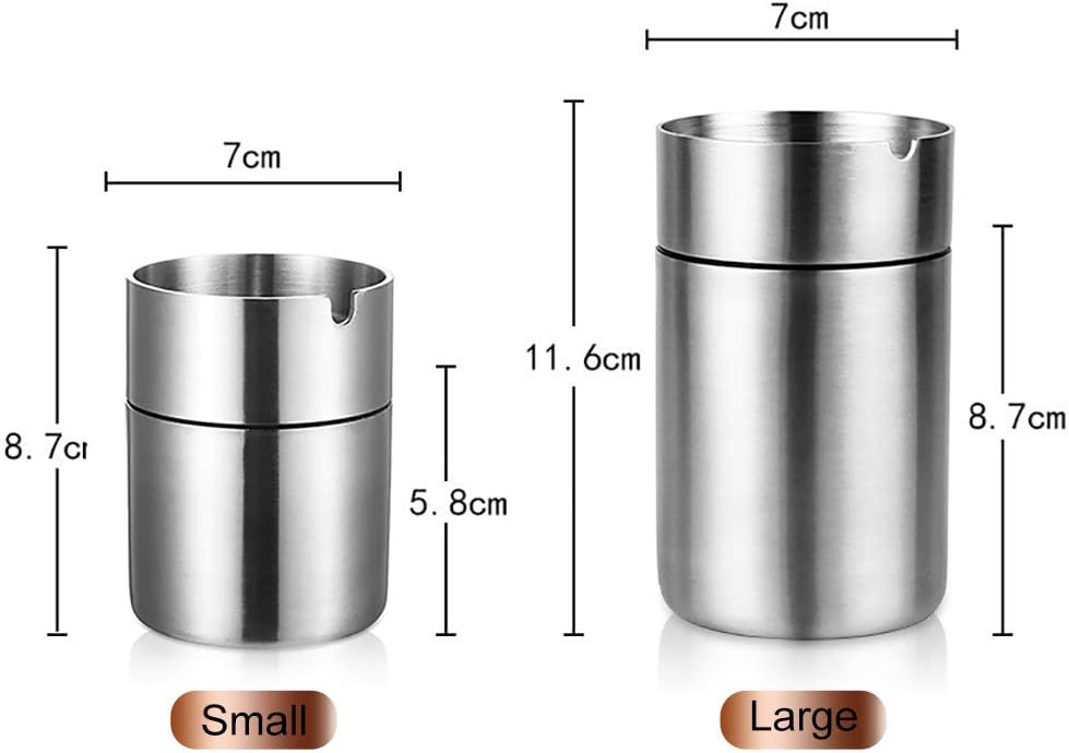 Chingde Outdoor Ashtray, Garden Ashtray Stainless Steel, Flame Retardant, High Temperature Resistant, Detachable - Image 4