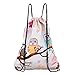 icolor Drawstring Bag Sport Gym Sackpack Lightweight Dance Beach Daypack Bag for Outdoor Cycling Hiking Team Training