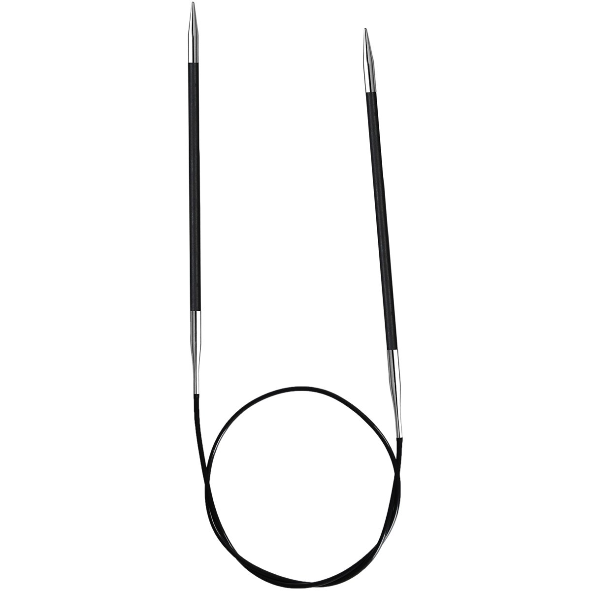 Knitter's Pride Karbonz Fixed Circular Needles 40-inch Size 5/3.75 mm, Acrylic, Multicolour, 8.89x18.41x0.63 cm