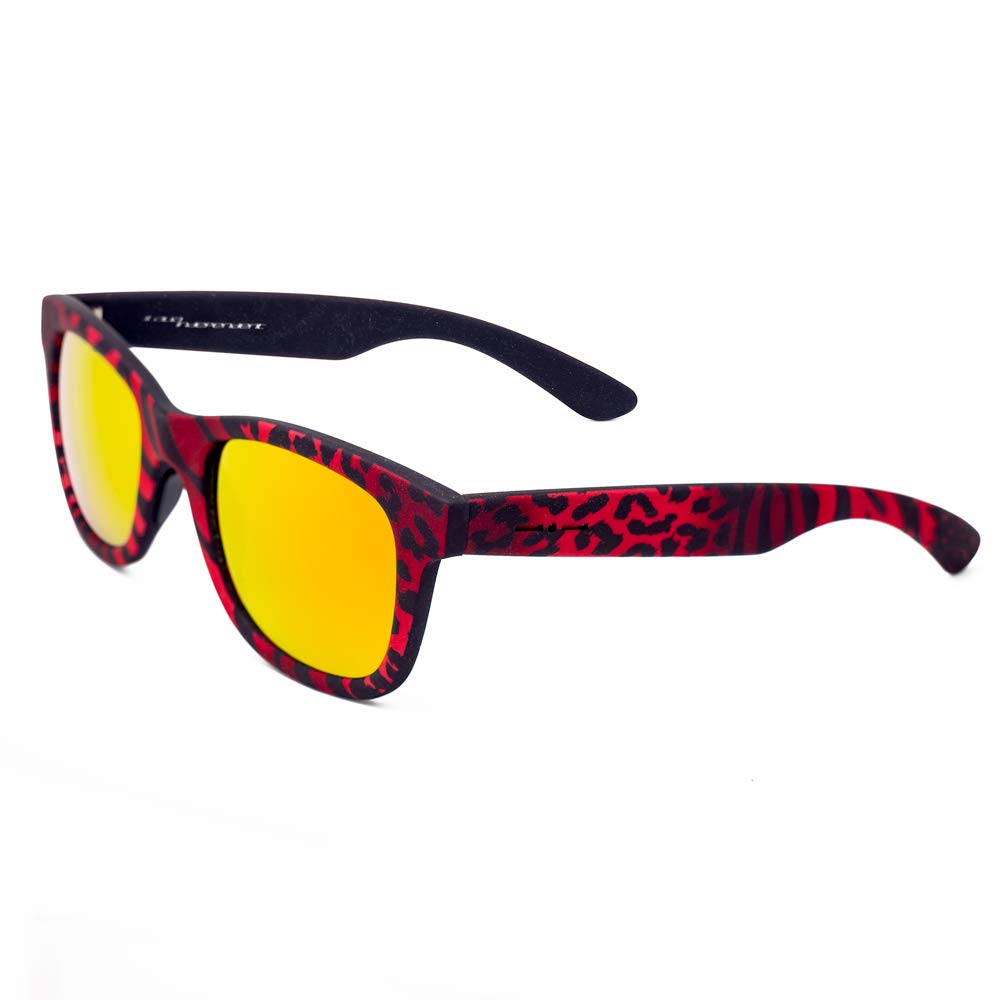 Italia Independent Unisex Adult 0090-ZEB-053 Sunglasses, Red (Rojo), 50, Red (RED), 50