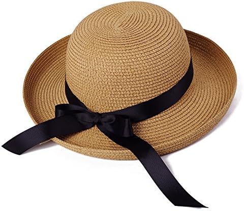 Korean Version Sun Hat Fashion Big Straw Hat In Summer SPF Sun Hats Beach Hats-E One Size