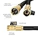 Kugoplay 100 Feet Expandable Garden Hose - Pressure Expanding Water Hose with Leakproof Solid Brass Fittings, 9 Functions Flexible Expandable Hose with Double Latex Core Extra Strength Fabric