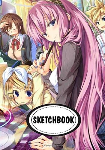 Sketchbook: Anime vocaloid : 110 Pages of 7" x 10" Blank Paper for Drawing (Sketchbooks)