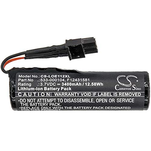 Cameron Sino Battery for Logitech UE Ultimate UE MegaBoom 2 UE Kora Boom S-00122 S00151, fits 533-000104 533-000138 F12431581, Li-ion 3.70V 3400mAh / 12.58Wh (Ue Boom 2 Best Price)