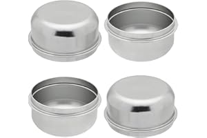 QJZ [4-Pack] Dust Cap 2.5" (2.45") - Trailer Axle, Replacement E-Z Lube Axle Dust Cover