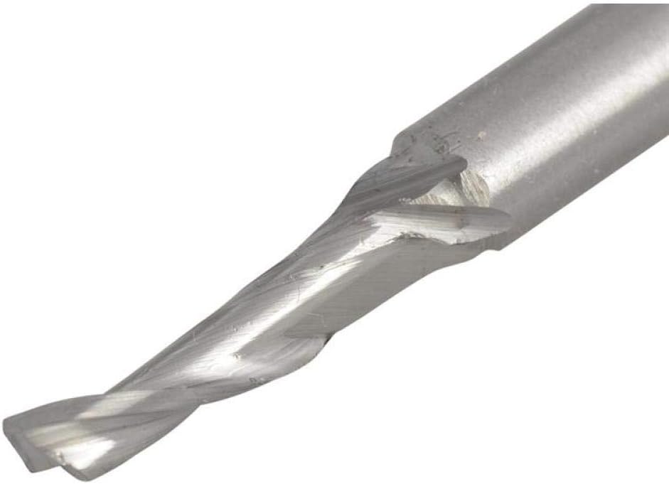 Trend Professional Single Flute Helical Plunge Router Cutter, 8mm Shank, 8mm Cut Diameter & 14mm Cut Length, High Speed Steel - Image 3