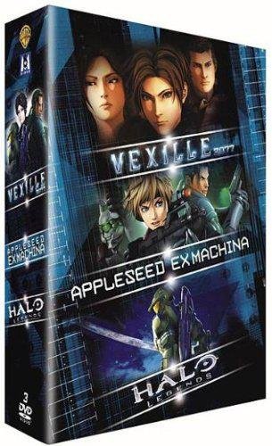 Vexille + Appleseed Ex Machina + Halo Legends - Pack