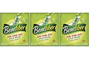 Benefiber Natural Fibre Supplement On-the-Go Stick 28 Sticks x 3 Pack