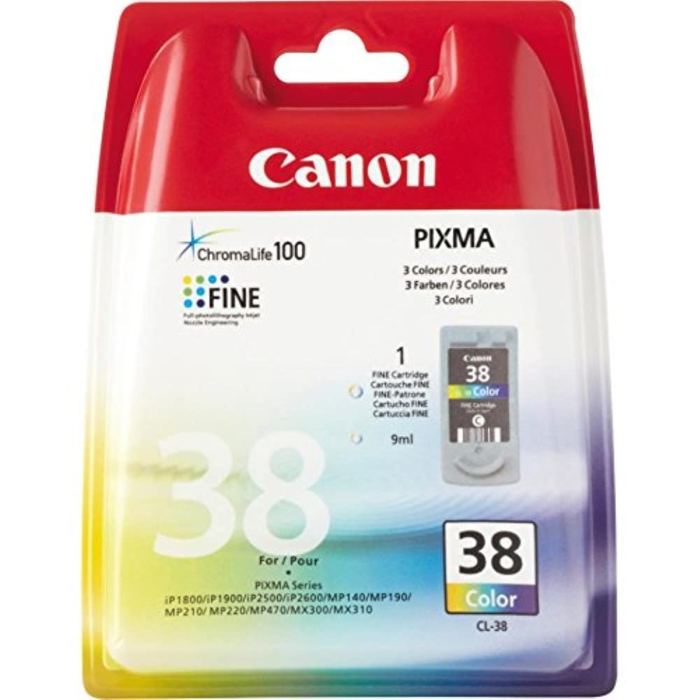 Canon Cl-38 Ink Cartridge Blister, Coloured