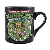 Silver Buffalo NT1732 Nickelodeon Teenage Mutant Ninja Turtles Ceramic Coffee Mug, 14-Ounces