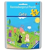 Cats Puzzle in an Easy-Seal Pouch, 80-Piece