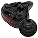 Gel Bike Seat Saddle, VICKMALL LED Taillight Leather Bike Seat with Dual Spring, Universal Bike Seat with 1 Seat Cover, 1 Phillips Screwdriver and 1 Mounting Wrench