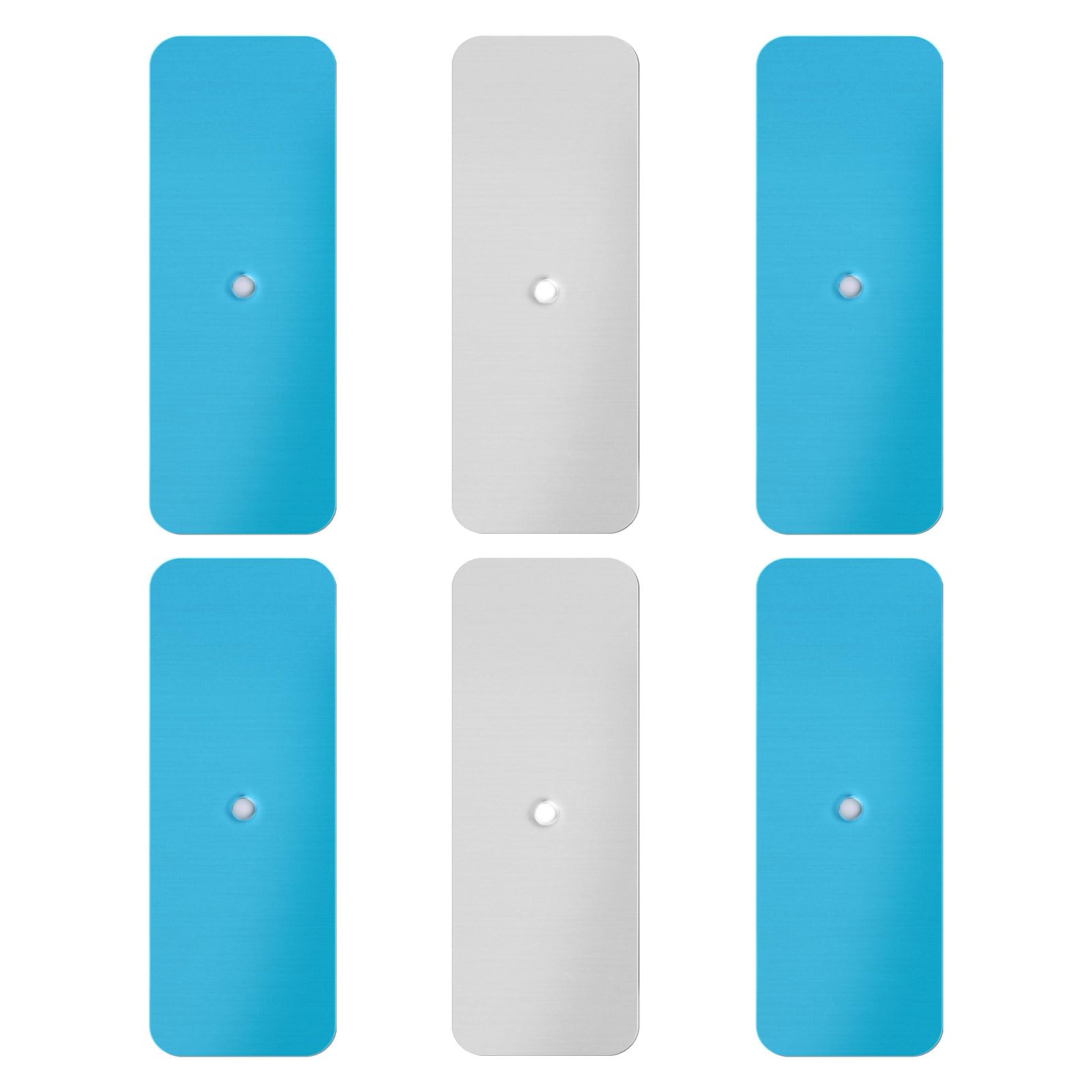 Photo 1 of 6pcs Metal Adhesive Strips for Magnetic Under Cabinet Lights, Replacement Metal Adhesive Backing Plate Under Cabinet Lights Magnet Sticky for Magnetic LED Lights & Under Counter Lights