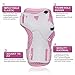 LANOVAGEAR Toddler Helmet for 3-8 Years Kids Helmet Knee Elbow Pads Wrist Guards Adjustable Bike Skating Skateboard Helmet for Kids