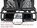 Double Stroller Stroller Organizer for Booyah Child, Large and XL Pet Stroller. Fits Clevr, Aosom and Best Choice double baby strollers, joggers and pet strollers.