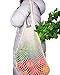 NetNeed Net Shopping Tote String Bag for Grocery Market Shopping & Beach, Storage, Fruit, Vegetable and Toys -Portable & Washable Mesh Produce Handbag(15 x 19
