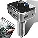 Heiyo FM Transmitter-Window Breaker Bluetooth USB Car Charger Radio Adapter Wireless Stereo Music Player for Phones With Hands Free Calling│Voice Navigation│Input TF Card Slot