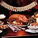 Friendsgiving Banner Balloon 16inch and Give Thanks Burlap Garland Bunting Banner 70 * 6.9inch
