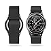 Kartice Compatible Samsung Gear Sport Bands,Gear Sport Band 20mm Milanese Loop Strap Magnetic Stainless Steel Replacement Band Compatible Samsung SM-R600 Gear Sport Watch Band-Black