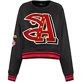 Pro Standard NBA womens Womens Nba Mash Up Brushed Back French Terry Crewneck Sweatshirt