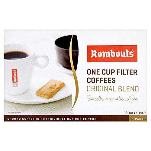 Rombouts One Cup Filter Coffees Original Blend 6 Packs 60 x 6.2g (Pack