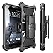 HTC 10 Case, i-Blason Prime [Kickstand] **Heavy Duty** [Dual Layer] Combo Holster Cover case with [Locking Belt Swivel Clip] for HTC 10 2016 Release (Black)