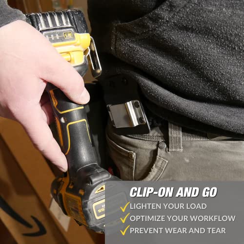DriverMaster ClipOn Tool Belt Drill Holder Simple Hook Holster for