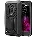 LG G Flex 2 Case - Poetic [Revolution Series] - [Heavy Duty] [Dual Layer] Complete Protection Hybrid Case with Built-In Screen Protector for LG G Flex 2 (2015) Black (3-Year Manufacturer Warranty From Poetic)